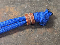 Small Natural Micarta Lanyard Bead and a Free Paracord Lanyard