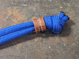 Small Natural Micarta Lanyard Bead and a Free Paracord Lanyard