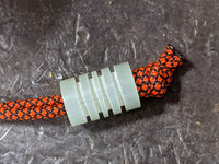 Large Jade Green G10 Lanyard Bead with Free Paracord Lanyard