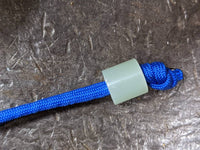 Large Simple Jade Green G10 Lanyard Bead and a Free Paracord Lanyard