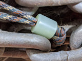Large Simple Jade Green G10 Lanyard Bead and a Free Paracord Lanyard