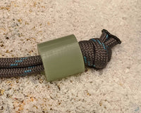 Large Simple Jade Green G10 Lanyard Bead and a Free Paracord Lanyard
