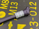Medium Jade Green G10 Lanyard Bead With Two Grooves and a Free Paracord Lanyard
