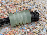 Large Jade Green G10 Lanyard Bead with Free Paracord Lanyard