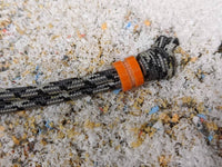 Small Orange G10 Lanyard Bead and a Free Paracord Lanyard