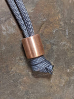 Large Simple Copper Lanyard Bead and a Free Paracord Lanyard