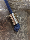Large Titanium Lanyard Bead with Free Paracord Lanyard