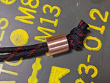 Large Simple Copper Lanyard Bead and a Free Paracord Lanyard