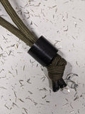 Large Simple Acetal Delrin Lanyard Bead and a Free Paracord Lanyard