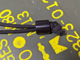 Large Simple Acetal Delrin Lanyard Bead and a Free Paracord Lanyard