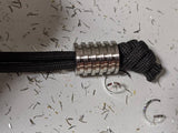 Large Titanium Lanyard Bead With 5 Grooves and a Free Paracord Lanyard