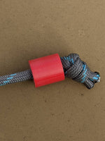 Large Simple Red G10 Lanyard Bead and a Free Paracord Lanyard