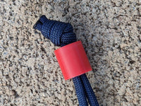 Large Simple Red G10 Lanyard Bead and a Free Paracord Lanyard