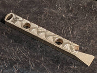 Brass Wave Pattern Pry Bar