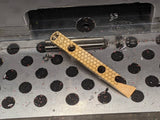 Brass Hex Pattern Pry Bar