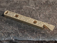 Brass Maze Pattern Pry Bar