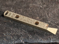 Brass Puzzle Pattern Pry Bar