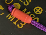 The 45 Orange G10 Bead and a Free Paracord Lanyard