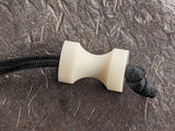 Large Spool Ivory ABS Lanyard Bead and a Free Paracord Lanyard