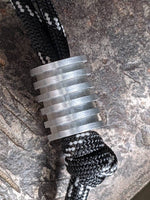 Large Aluminum Lanyard Bead With 5 Grooves and a Free Paracord Lanyard