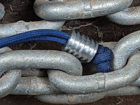 Large Aluminum Lanyard Bead With 5 Grooves and a Free Paracord Lanyard