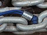 Large Aluminum Lanyard Bead With 5 Grooves and a Free Paracord Lanyard