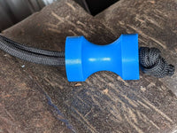 Large Spool Blue Delrin (Acetal) Lanyard Bead and a Free Paracord Lanyard
