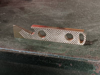Small Brass Knurl Pattern Keychain Pry Bar