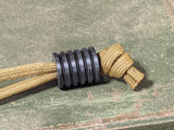 Large Delrin Acetal Lanyard Bead With 5 Grooves and a Free Paracord Lanyard