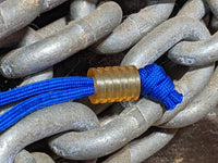 Large Ultem Lanyard Bead With 5 Grooves and a Free Paracord Lanyard