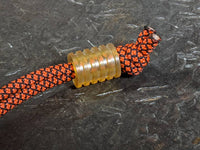 Large Ultem Lanyard Bead With 5 Grooves and a Free Paracord Lanyard