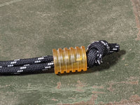Large Ultem Lanyard Bead With 5 Grooves and a Free Paracord Lanyard