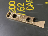 Small Brass Hurricane Keychain Pry Bar
