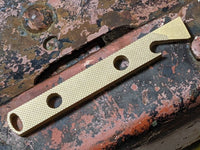 Brass Knurled Pattern Pry Bar