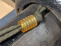 Large Ultem Lanyard Bead With 5 Grooves and a Free Paracord Lanyard