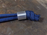 Simple Small Aluminum Lanyard Bead with Free Paracord Lanyard