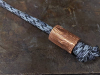 Large Copper Topo Lanyard Bead and a Free Paracord Lanyard