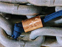 Large Copper Topo Lanyard Bead and a Free Paracord Lanyard