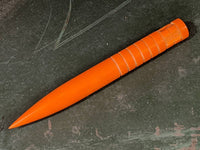 Orange G10 Marlin Spike with Grooves