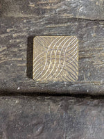 Brass Square Worry Stone