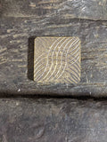 Brass Square Worry Stone