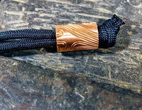 Large Copper Topo Lanyard Bead and a Free Paracord Lanyard