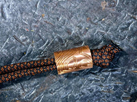 Large Copper Topo Lanyard Bead and a Free Paracord Lanyard
