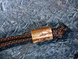 Large Copper Topo Lanyard Bead and a Free Paracord Lanyard