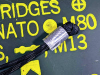 Large Aluminum Topo Lanyard Bead and a Free Paracord Lanyard