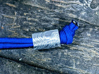 Large Aluminum Topo Lanyard Bead and a Free Paracord Lanyard