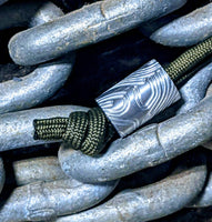 Large Aluminum Topo Lanyard Bead and a Free Paracord Lanyard