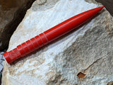Red G10 Marlin Spike with Grooves