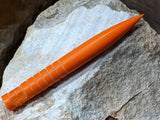 Orange G10 Marlin Spike with Grooves
