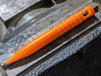 Orange G10 Marlin Spike with Grooves